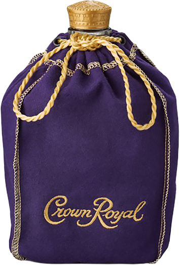British Columbia  Brand New Crown Royal Bag 750 ml Size Red Gold Stitching 